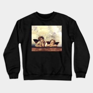 RENAISSANCE ANGELS Winged Cherubs by Raphael Crewneck Sweatshirt